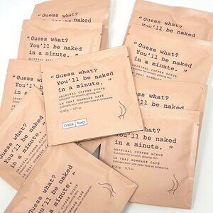 Frank Body Original Coffee Body Scrub .71oz  Exfoliating Bath Scrub    10 PACK!!